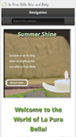 Mobile Screenshot of lapurabellaskincare.com